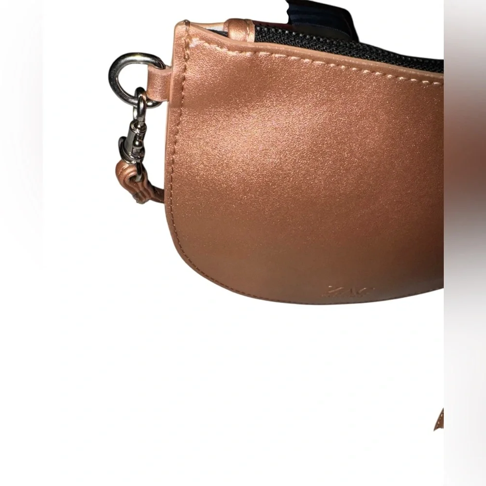 Zac Posen  Celia Rose Gold Metallic Mini Crossbody Bag - Picture 5 of 7